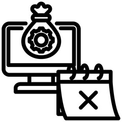 Asset Expiry Outline Icon
