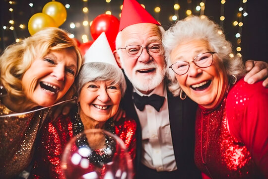 Cherishing Friendship: Seniors Celebrate Together