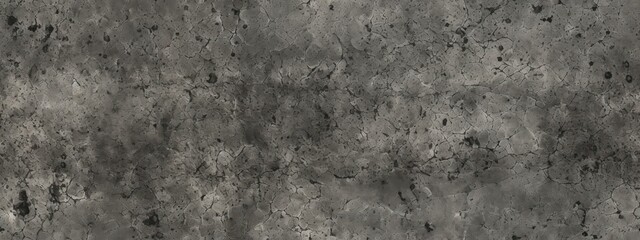 Obraz premium Seamless coarse gritty film grain photo overlay. Vintage dark grey speckled static noise background texture. Grungy streaked, stained and worn distressed sandpaper backdrop