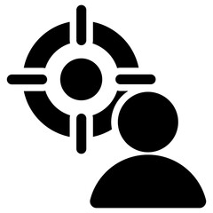 Target Identity Glyph Icon