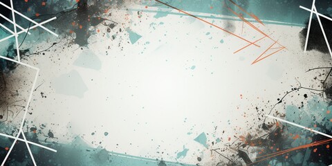 Color Splash Fusion: Background Wallpaper Balancing Modern Vibes, Vibrancy, and a Sleek Frame or Border