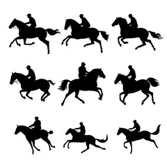 horse riding silhouette, horse silhouette, horse vector, horse svg, horse png, horse illustration, horse, silhouette, rider, vector