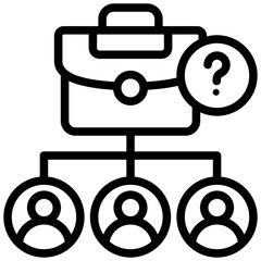 Job Position Outline Icon