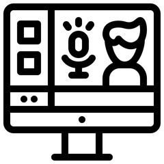 editing video 3d icon illustration