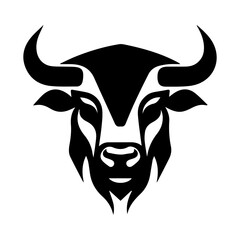 Vector image of an buffalo head on white background, Angry head face mascot of bull buffalo portrait. black white line art vector illustration