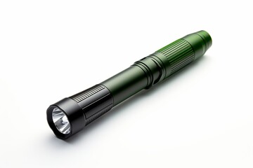 A flashlight isolated on a white background