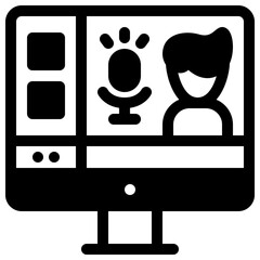 editing video 3d icon illustration