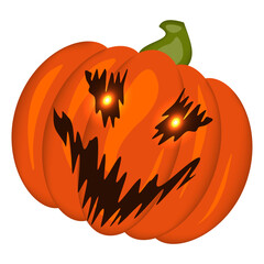 funny halloween pumpkin