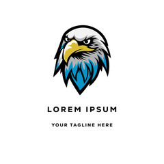 american eagle with flag