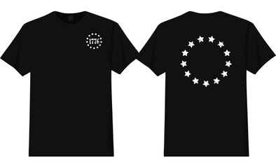 13 Stars 1776 T-Shirt Design