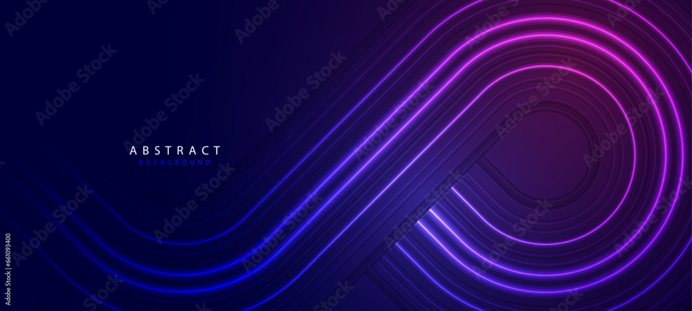 Aufkleber modern abstract glowing lines background. geometric stripe line. futuristic technology element desig