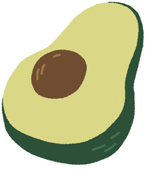avocado illustration