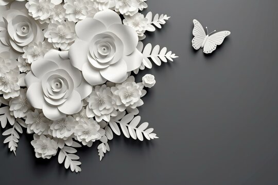 1,283,199 White Paper Flowers Images, Stock Photos, 3D objects, & Vectors