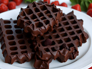 Chocolate waffles 