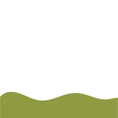 Obraz premium Abstract Landscape Bottom Page Border