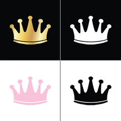Crown vector. Crown icon set. Collection of crown. Crown symbol collection.