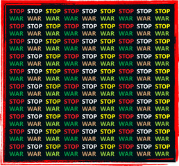 "Stop Wars. Concept: No war, stop military operations, world peace. Grunge Stop War. piece of the world. Vector illustration.