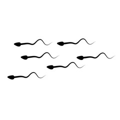 Abstract Sperm Icon