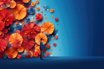 Abstract background for National UK Postal Worker Day