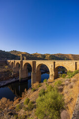 Obraz premium Puente de Alcantara in Extremadura, Spain