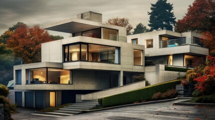 Modern country house, architecture