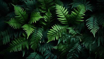 Fern background from above 