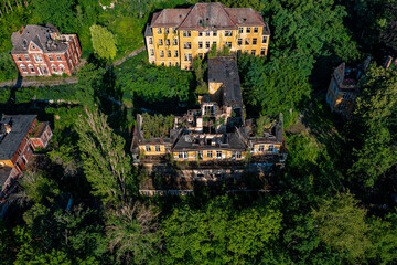 Gera Lost Place aus der Luft | Luftbilder von verlassenen Gebäuden in Gera in Thüringen