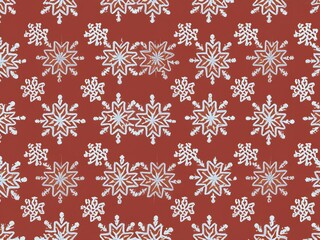 seamless pattern with snowflakes
