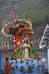 Foto op Aluminium Virgen del Rosario Paucartambo 2023 © Inti