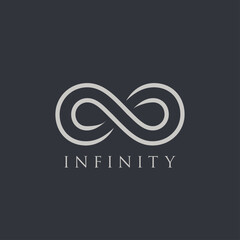 Fototapeta premium infinity symbol vector graphic design