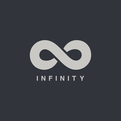 infinity symbol vector graphic design