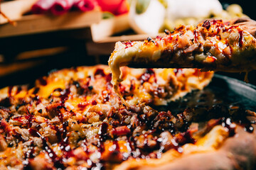 Pizza Brazilian food 
