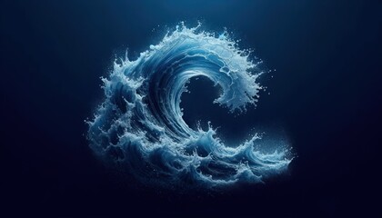 Dynamic Water Splash Wave