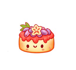 cute kawaii cake slice illustration, art, cake, cute kawaii illustration, cute kawaii illustrations of food, cute kawaii illustration, cute kawaii cake slice illustration, kawaii art, food art, cake	