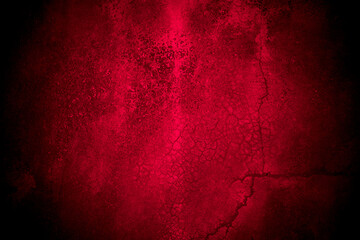 Old wall texture cement black red  background abstract dark color design are light with white gradient background.