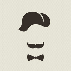 silhouette of men vector illistration