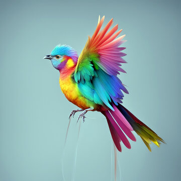 colorful bird, colored bird, rainbow bird, bird, rainbow lorikeet on branch, parrot, cute, beautiful, sparrow