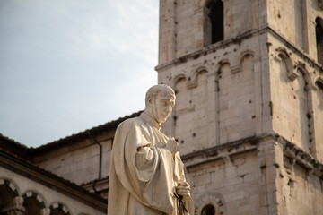 Statue in front of Cathedral