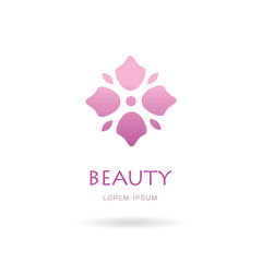 spa beauty logo layout design