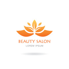 spa beauty logo layout design