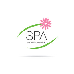 spa beauty logo layout design