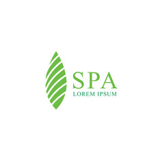 spa beauty logo layout design