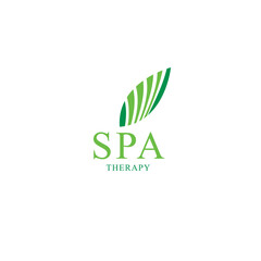 spa beauty logo layout design