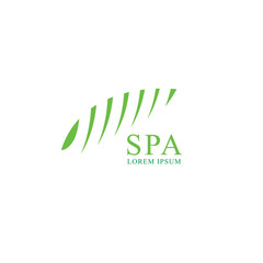 spa beauty logo layout design
