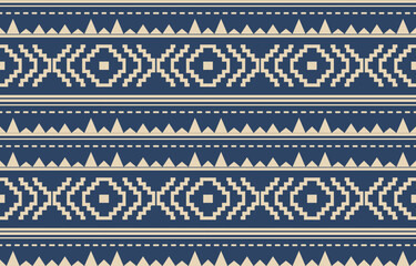 Ethnic abstract ikat art. Aztec ornament print. geometric ethnic pattern seamless  color oriental.  Design for background ,curtain, carpet, wallpaper, clothing, wrapping, Batik, vector illustration.