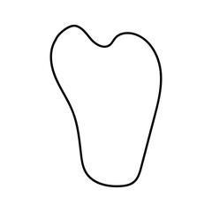 abstract blobs outline for background