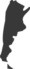 Argentina Map Flat Icon pictogram symbol visual illustration