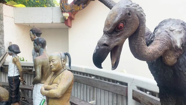Wat Saket, Buddhist Temple of the Golden Mountain in Bangkok, Thailand