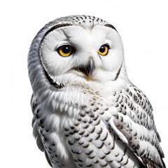 Owl on a light background