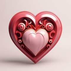 3d love icon